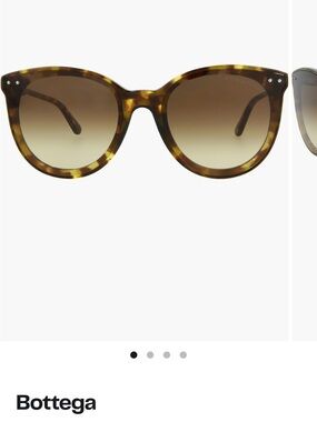 Bottega Veneta Tortoise Shell Brown Gradient Women's Sunglasses